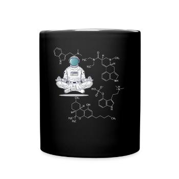 Astronaut Drugs Space Travel Psychonaut Space - Full Colour Mug - black - Front