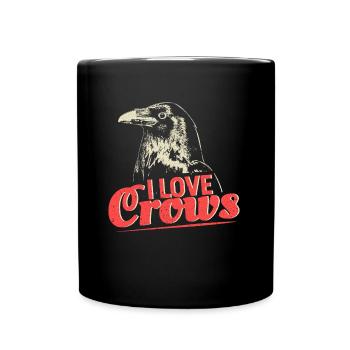 Crow soul bird - Full Colour Mug - black - Front
