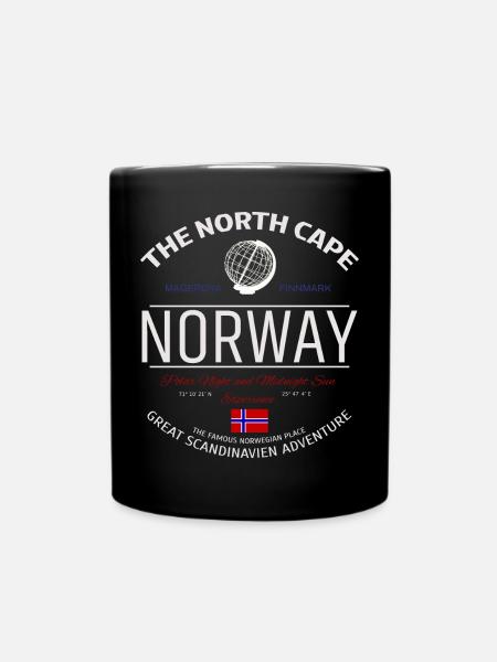 Cap Nord Norvège Scandinavie Aventure - Mug uni - noir