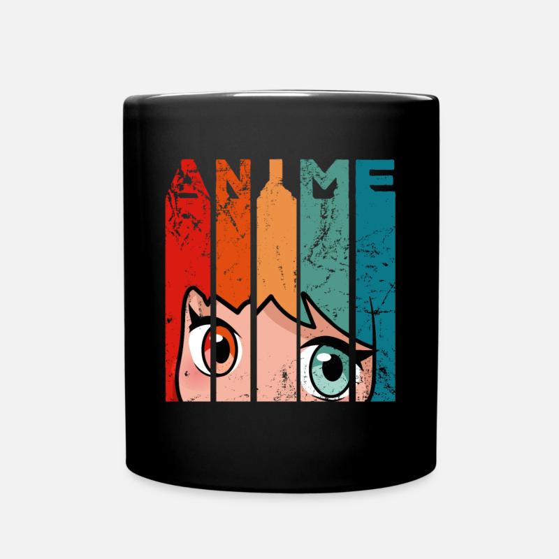 Vintage anime - Mug uni - noir