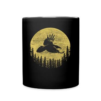 Raven soul animal - Full Colour Mug - black - Front