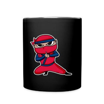 Ninja - Mug uni - noir - Devant