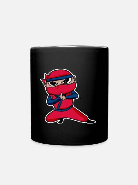 Ninja - Full Colour Mug - black