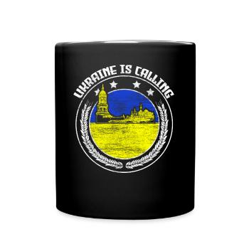Ukraine Armoiries Origine - Mug uni - noir - Devant