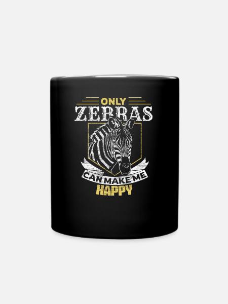Zebra Steppe Animal - Mug uni - noir