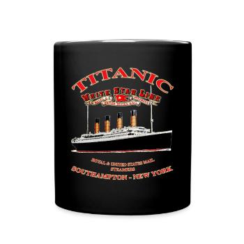 TITANIC LEGEND KREATION Louis RUNEMBERG © Adagp - Tasse einfarbig - Schwarz - Vorne