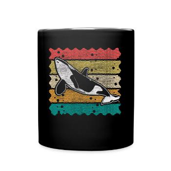 Orca Baleines Océans Idée de cadeau - Mug uni - noir - Devant