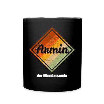 Armin - Tasse einfarbig - Schwarz - Vorne