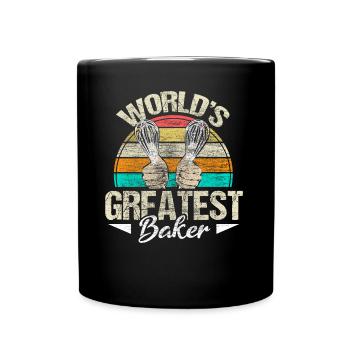 Cuisine boulanger cuisine cadeau - Mug uni - noir - Devant