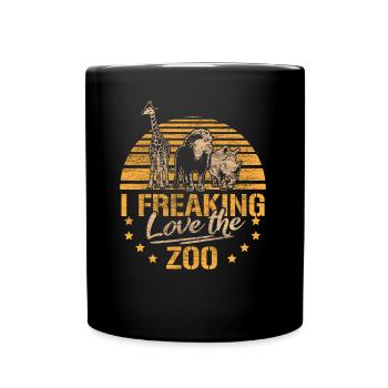 Zoo Zoo Visitors - Full Colour Mug - black - Front