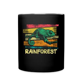 Rainforest Research Gift - Full Colour Mug - black - Front