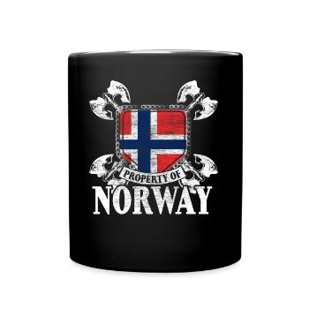 Norway State - Full Colour Mug - black - Front