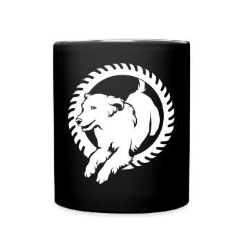 Golden Retriever "Black Edition" - Full Colour Mug - black - Front