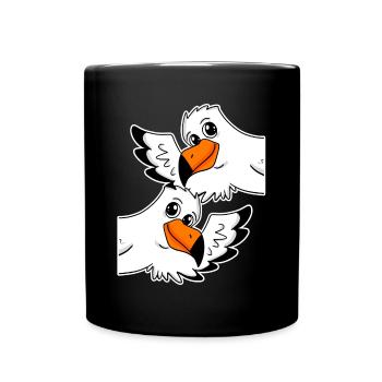 Mouettes Mouettes - Mug uni - noir - Devant