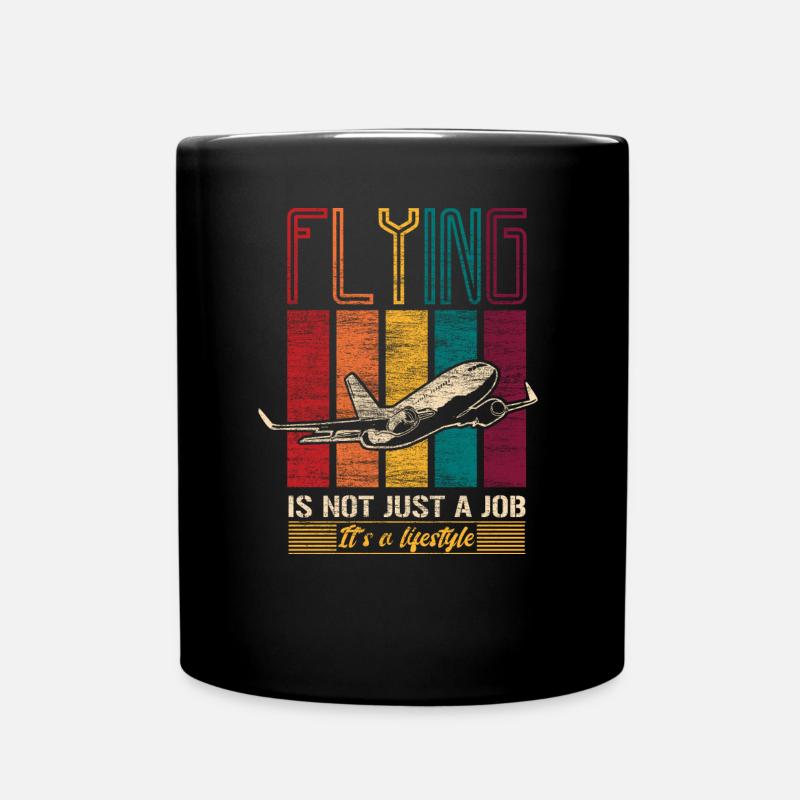 Pilote Pilote Profession de pilote - Mug uni - noir