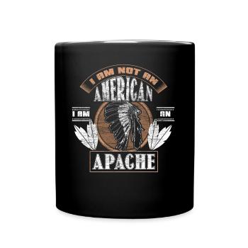 Indians North America Cowboys Gift Idea - Full Colour Mug - black - Front