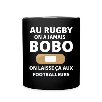 rugby, rugby sport, rugby humour, rugbyman - Mug uni - noir - Devant