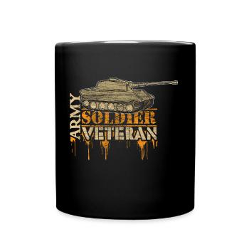 Soldats de char Soldat professionnel - Mug uni - noir - Devant