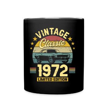 Vintage 1972 Original Anniversaire 50 Ans - Mug uni - noir - Devant