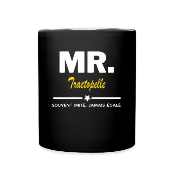 MR. souvent imité, jamais égalé Tractopelle - Mug uni - noir - Devant