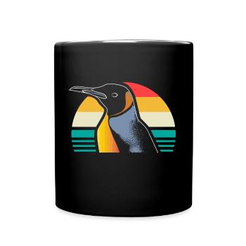 Penguin South Pole Seabird - Full Colour Mug - black - Front
