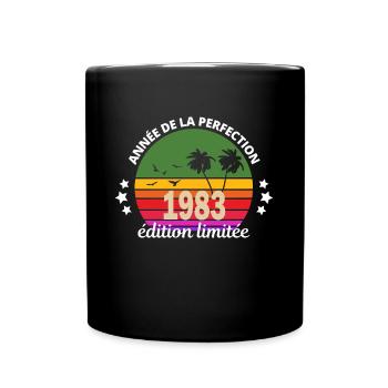 Année de la perfection édition limitée 1983 - Mug uni - noir - Devant