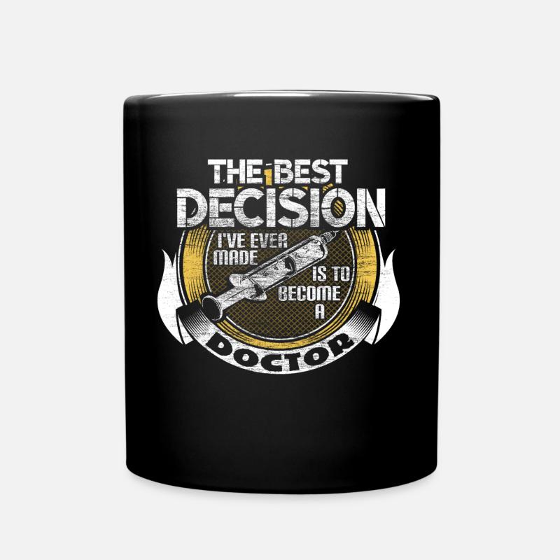 Doctor Doctors Hospital Gift - Full Colour Mug - black