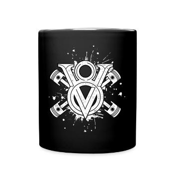 Conception de moteur V8 cylindres pour les fans de muscle car - Mug uni - noir - Devant
