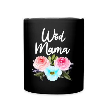 Wöd Mama Österreich Beste Mama Mutter Mutti - Tasse einfarbig - Schwarz - Vorne