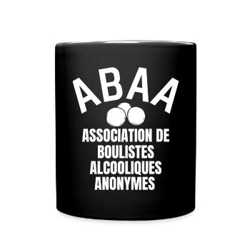 pétanque, fan de pétanque, bouliste - Mug uni - noir - Devant