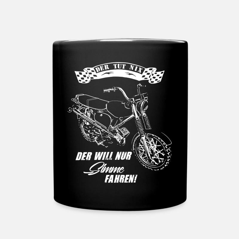 DER TUT NIX - DER WILL NUR SIMME FAHREN - Tasse einfarbig - Schwarz