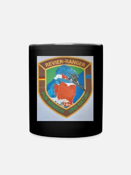 Revier-Ranger Hehl - Tasse einfarbig - Schwarz