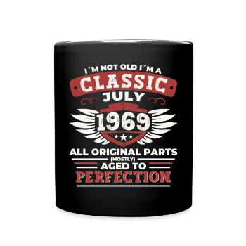 53rd Birthday Born 1969 July Gifts Men - Full Colour Mug - black - Front