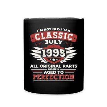 27th Birthday Born 1995 July Gifts Men - Full Colour Mug - black - Front