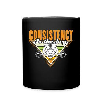 Musculation Gym Haltères Idée cadeau - Mug uni - noir - Devant