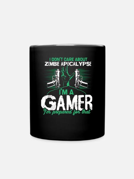 Zombie Apocalypse Virus Halloween - Mug uni - noir