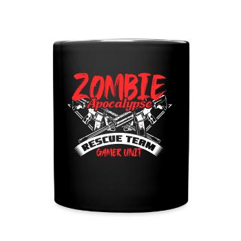 Zombie Apocalypse Zombies Gift - Full Colour Mug - black - Front