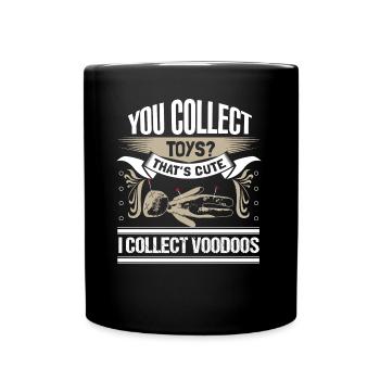 Voodoo Magie Zauber Geschenkidee - Tasse einfarbig - Schwarz - Vorne
