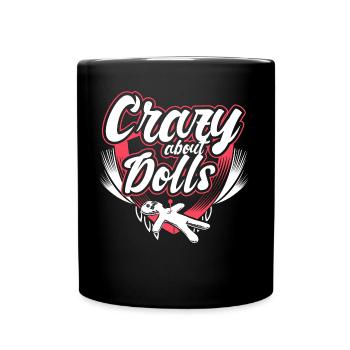 Poupée vaudou Drôle de dicton Cadeau - Mug uni - noir - Devant
