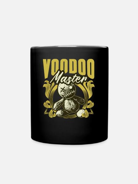 Voodoo Magie Zauber Geschenk - Tasse einfarbig - Schwarz