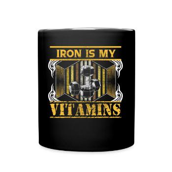 Salle de musculation - Mug uni - noir - Devant