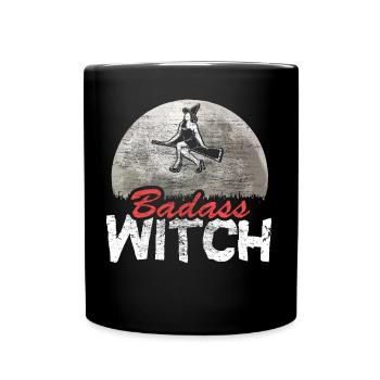 Monstre sorcière d’Halloween - Mug uni - noir - Devant