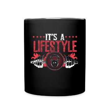 Strength Training Fitness Trainer Idée cadeau - Mug uni - noir - Devant