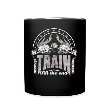 Cadeau d’entraînement d’haltérophilie - Mug uni - noir - Devant