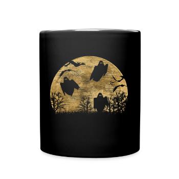 Cadeau fantôme d’Halloween Ghost - Mug uni - noir - Devant