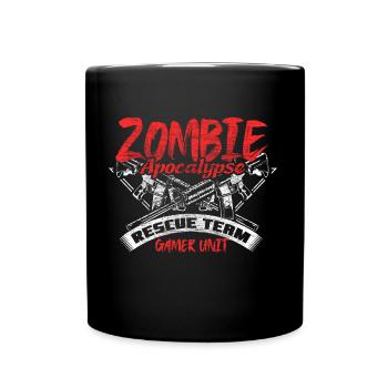 Zombie Apocalypse Monster - Full Colour Mug - black - Front