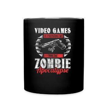 Zombie Apocalypse Zombies Horror Gift - Full Colour Mug - black - Front