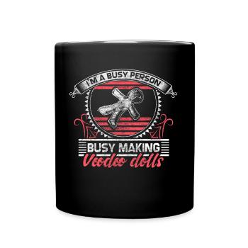 Aiguille magique vaudou - Mug uni - noir - Devant
