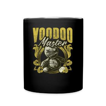 Poupée vaudou disant idée cadeau - Mug uni - noir - Devant