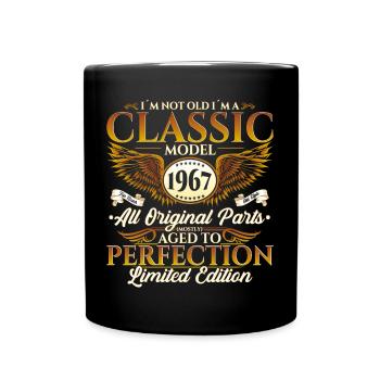 Born in 1967 Classic Birthday Gift Men - Full Colour Mug - black - Front